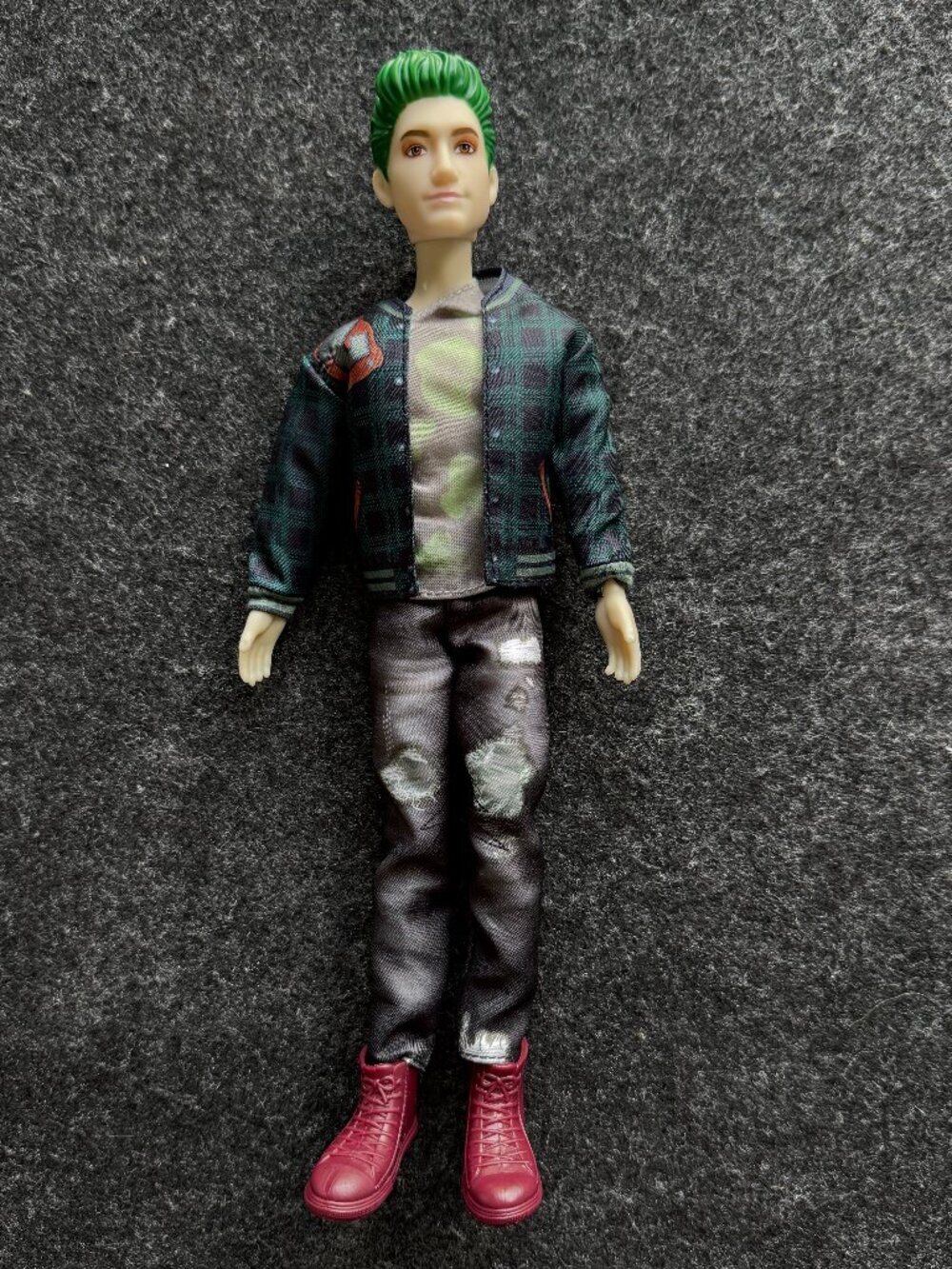 Disney Zombies 2 Zed Doll Mattel Green Hair Complete Outfit